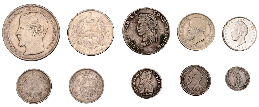 Miscellaneous, GUATEMALA, Republic, Peso, 1870r, Guatemala (KM 190);