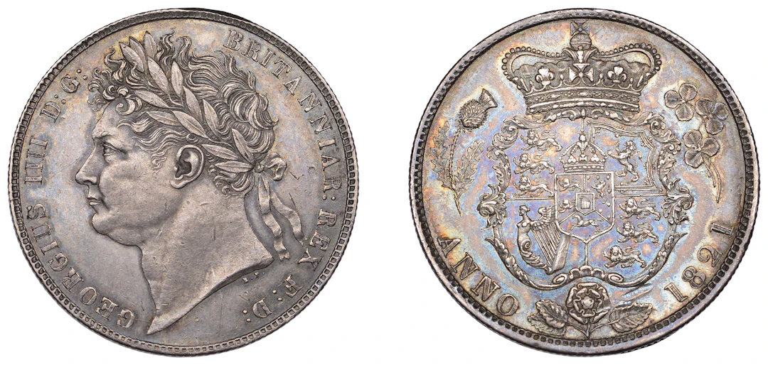 George IV (1820-1830), Halfcrown, 1821 (ESC 2360; S 3807). Cabinet