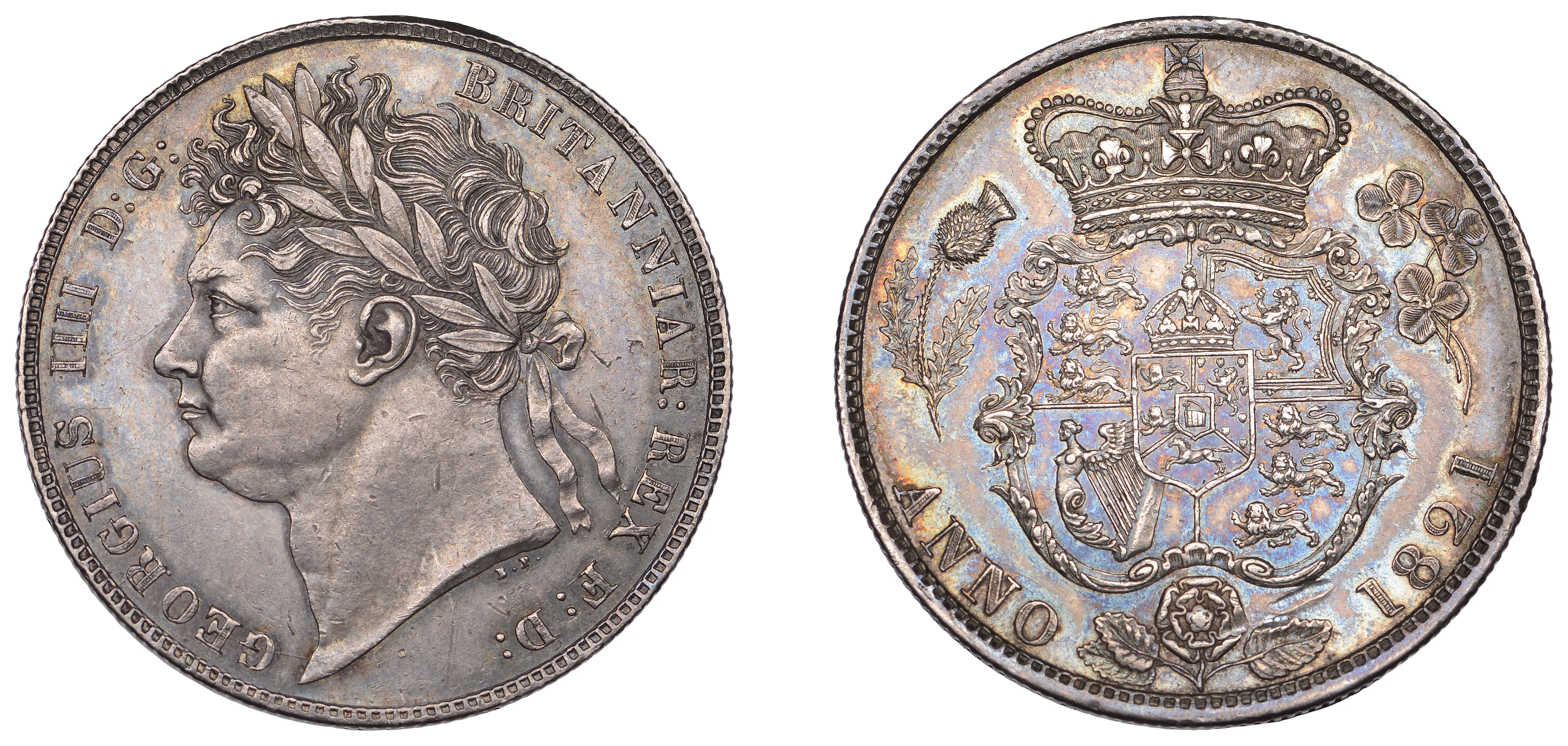 George IV (1820-1830), Halfcrown, 1821 (ESC 2360; S 3807). Cabinet