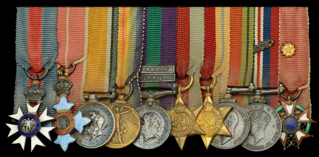 A post-War C.M.G., Second War C.B.E. mounted group of ten miniature