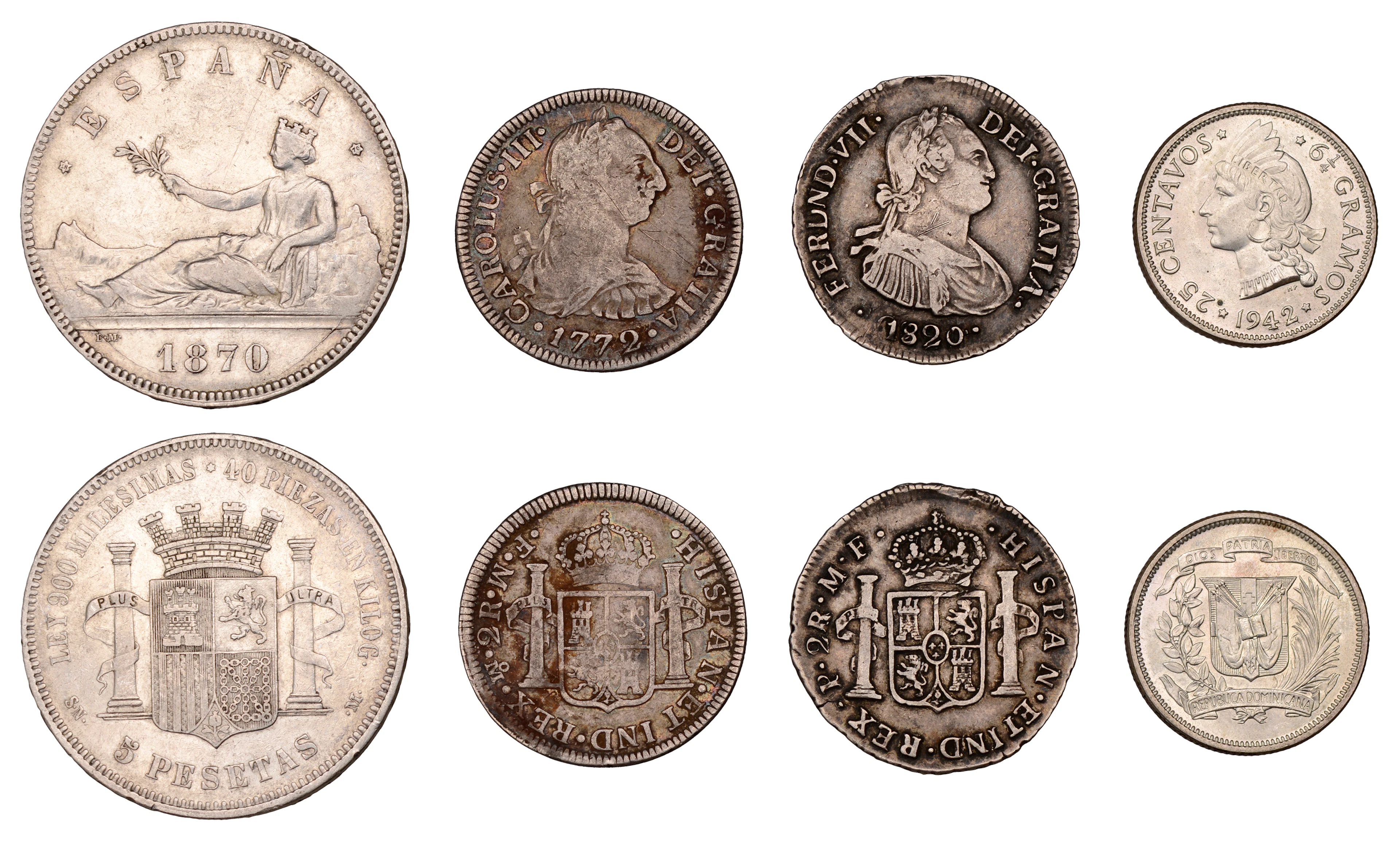 Miscellaneous, COLOMBIA, Ferdinand VII, 2 Reales, 1820p mf, Popayan