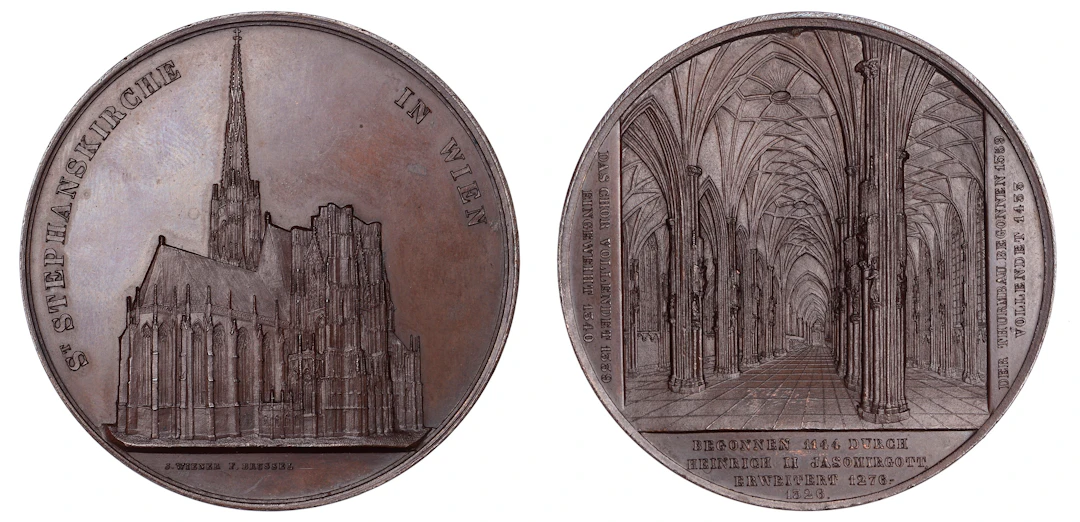 AUSTRIA, Stephansdom, Wien [St Stephen's Cathedral, Vienna], 1860