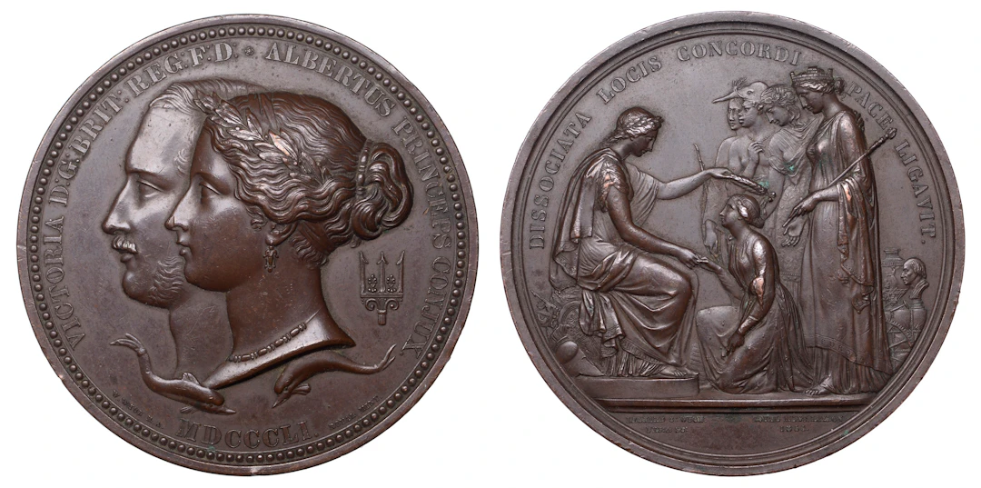 Great Exhibition, Hyde Park, 1851, Prize Medal, a copper award by