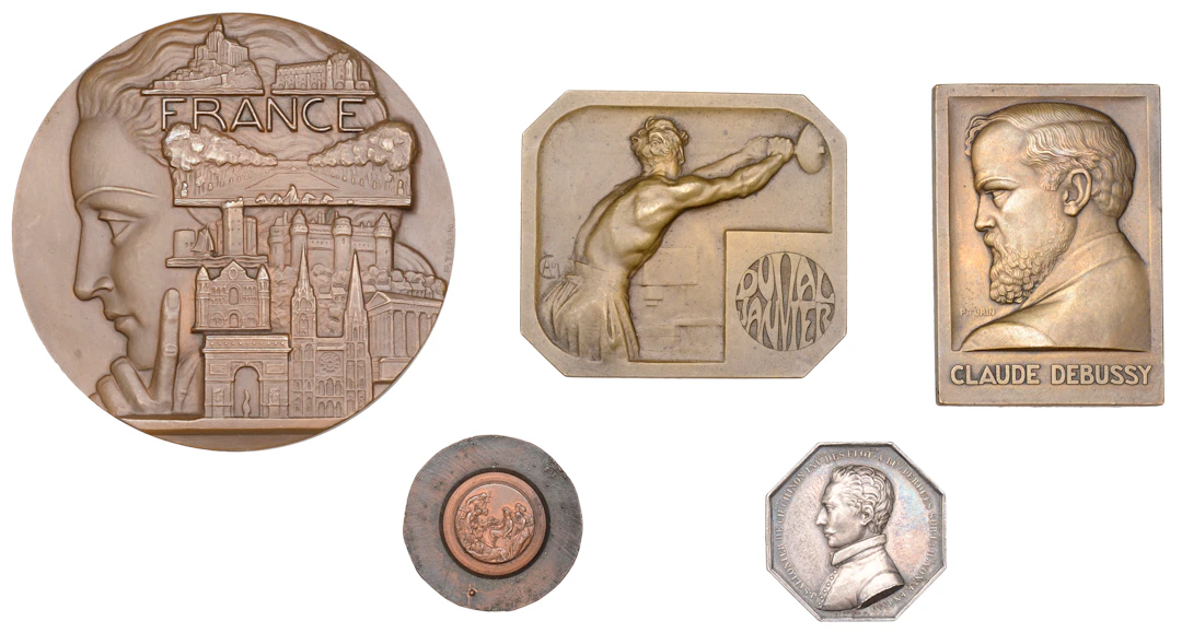 France, France Touristique, 1953, a bronze medal by P. Turin, 81mm