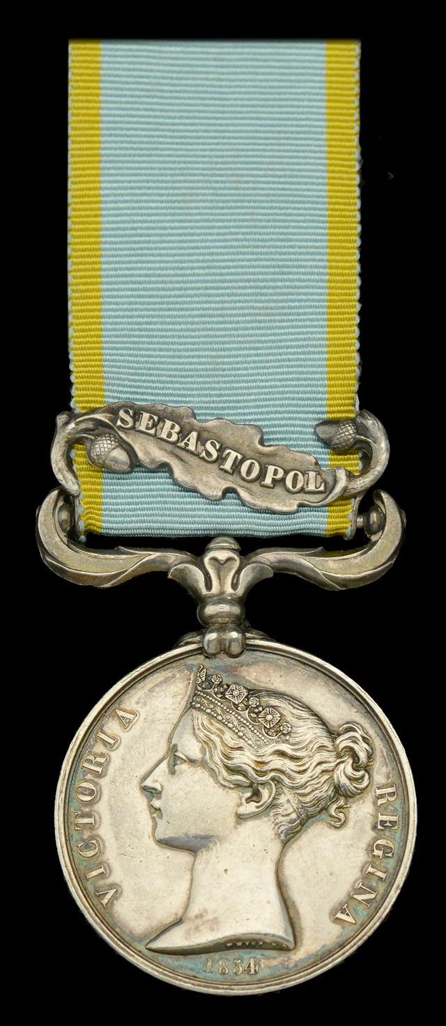 Crimea 1854-56, 1 clasp, Sebastopol (George Hutchings. H.M.S. Sidon.)