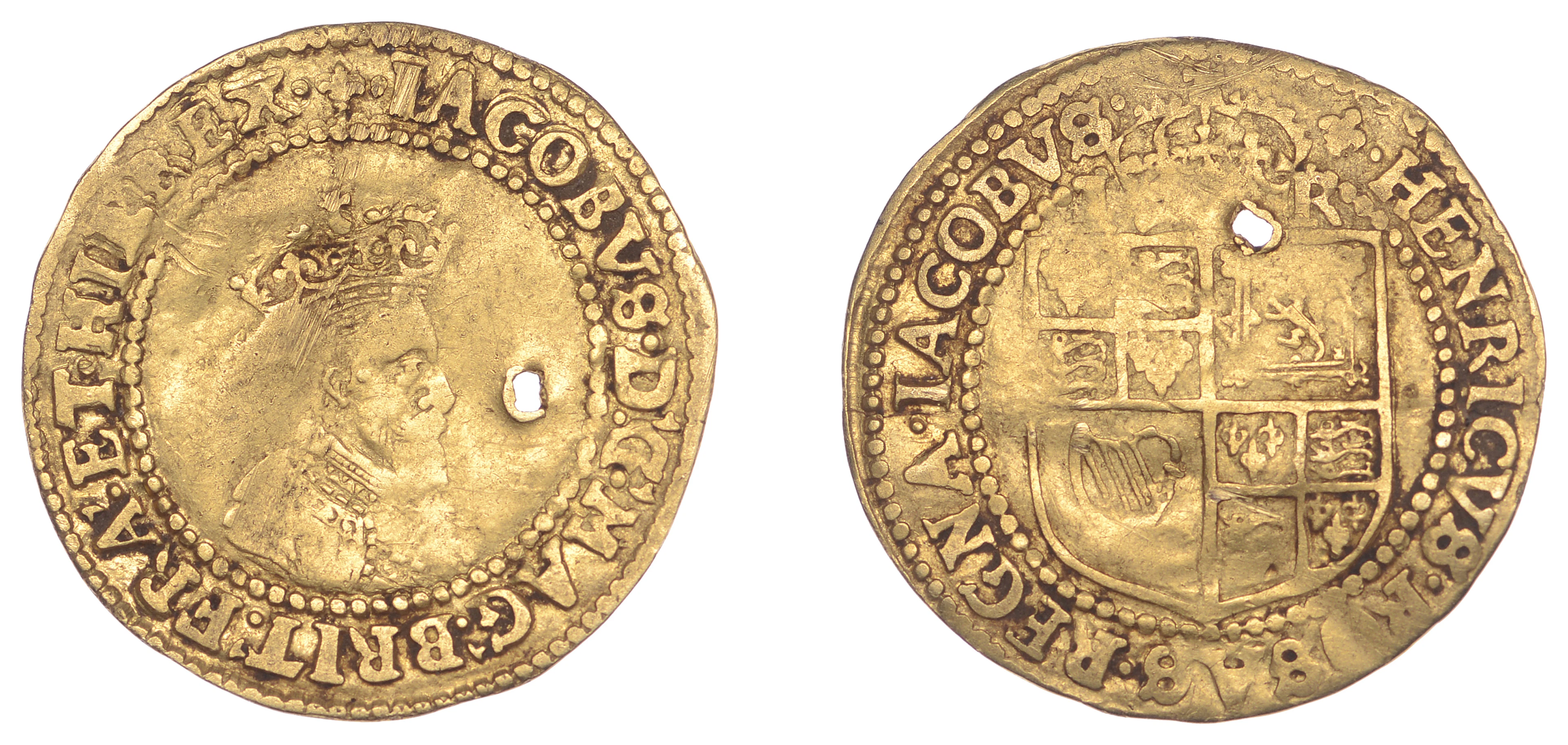 James I (1603-1625), Second coinage, Crown, mm. lis [1604-5], first