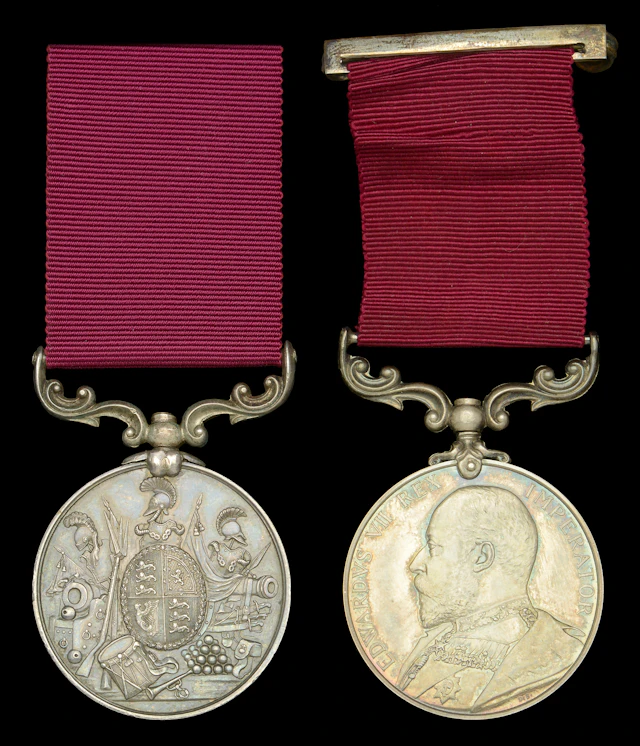 Pair: Regimental Sergeant-Major Frank Hilton, 5th Dragoon Guards Army