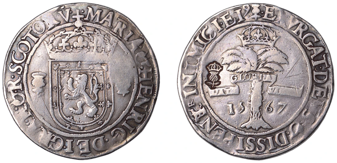 Scotland, Mary, Fourth period (with Henry Darnley), Ryal, 1567, mm.