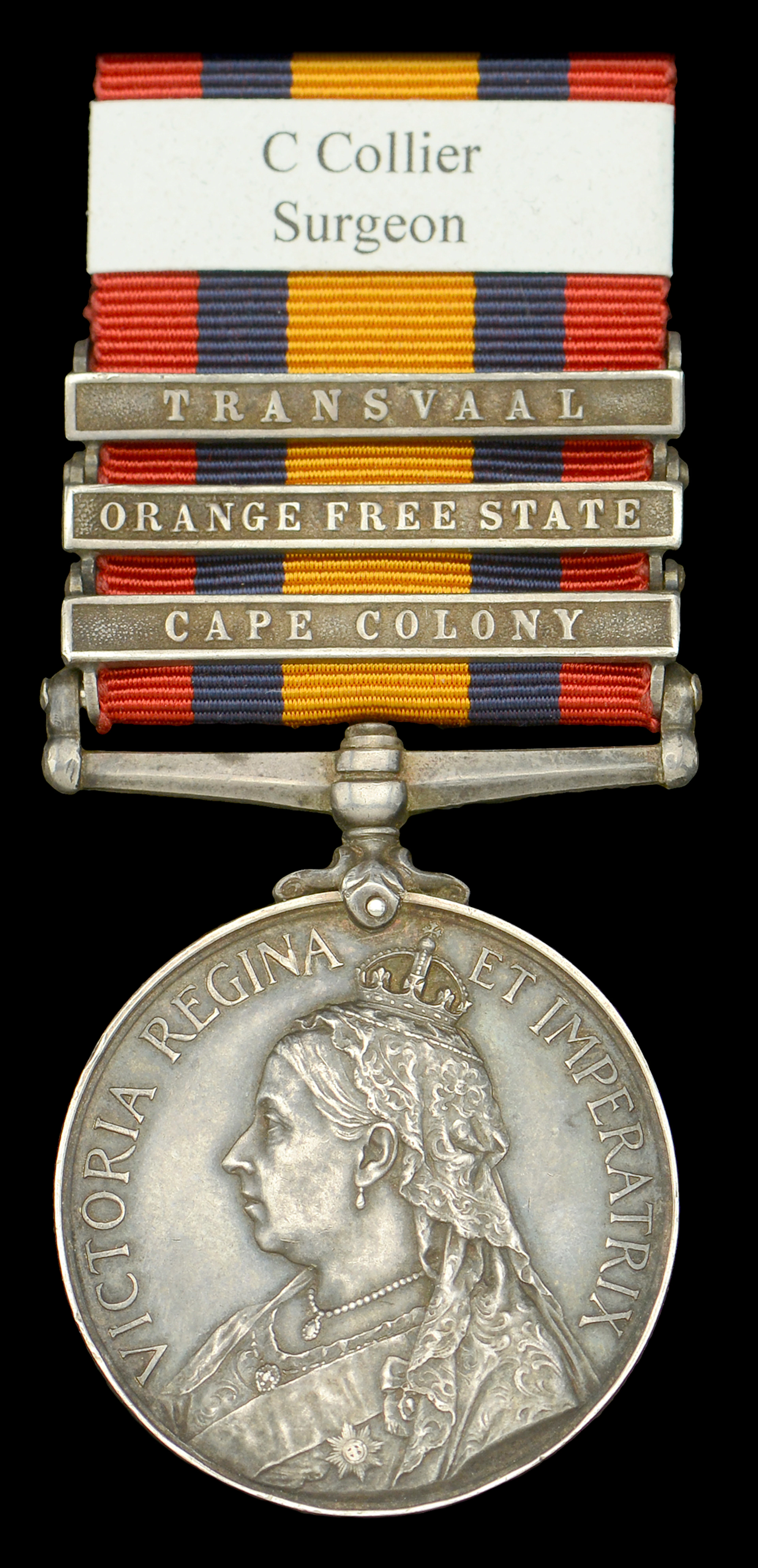 Queen’s South Africa 1899-1902, 3 clasps, Cape Colony, Orange Free