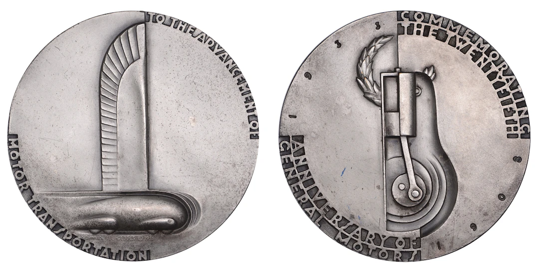 U.S.A., 25th Anniversary of General Motors, Detroit, 1933, an Art
