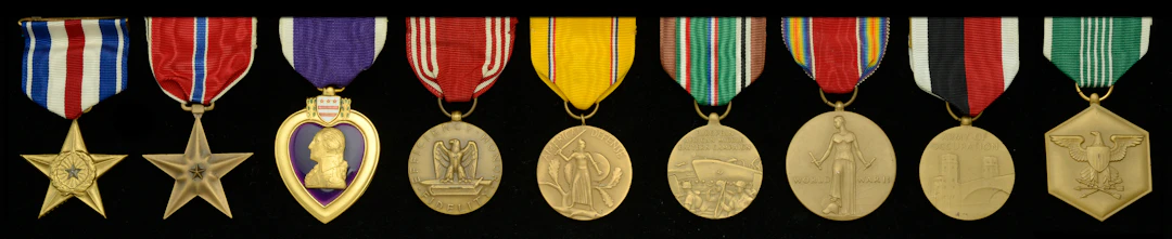A fine United States Second War Silver Star, Bronze Star, and Purple