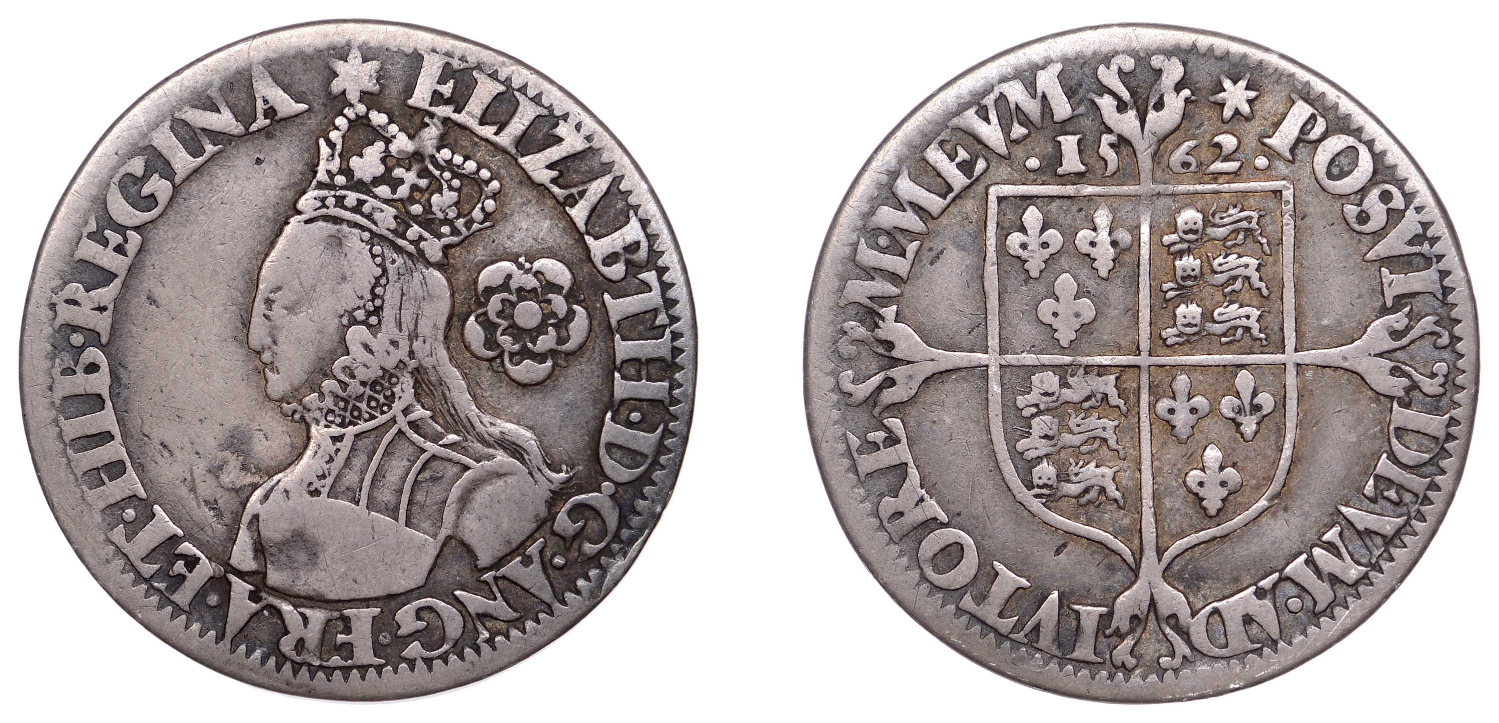 Elizabeth I (1558-1603), Milled coinage, Sixpence, 1562, mm. star