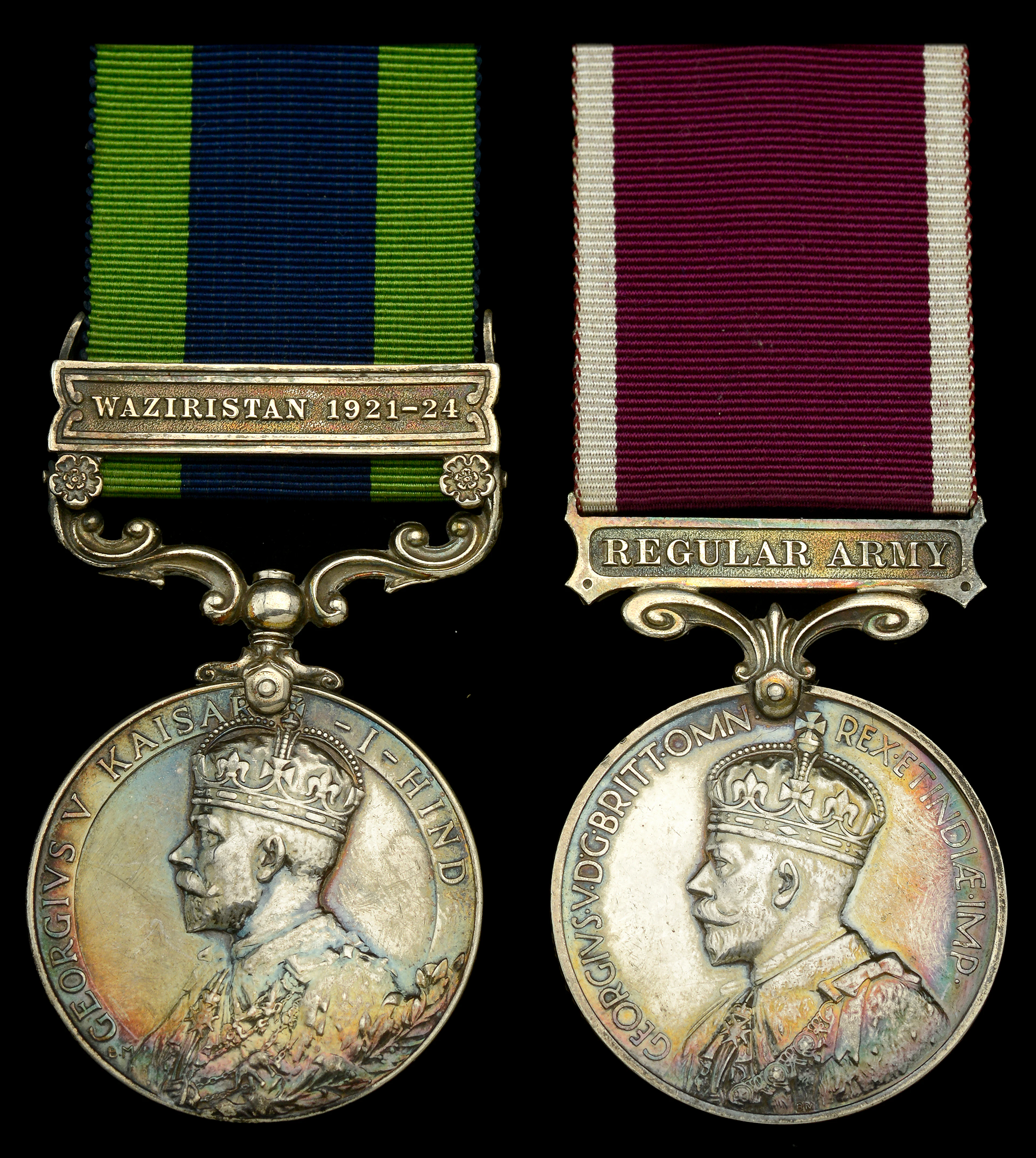 Pair: Warrant Officer Class II C. Morrisey, Royal Welsh Fusiliers