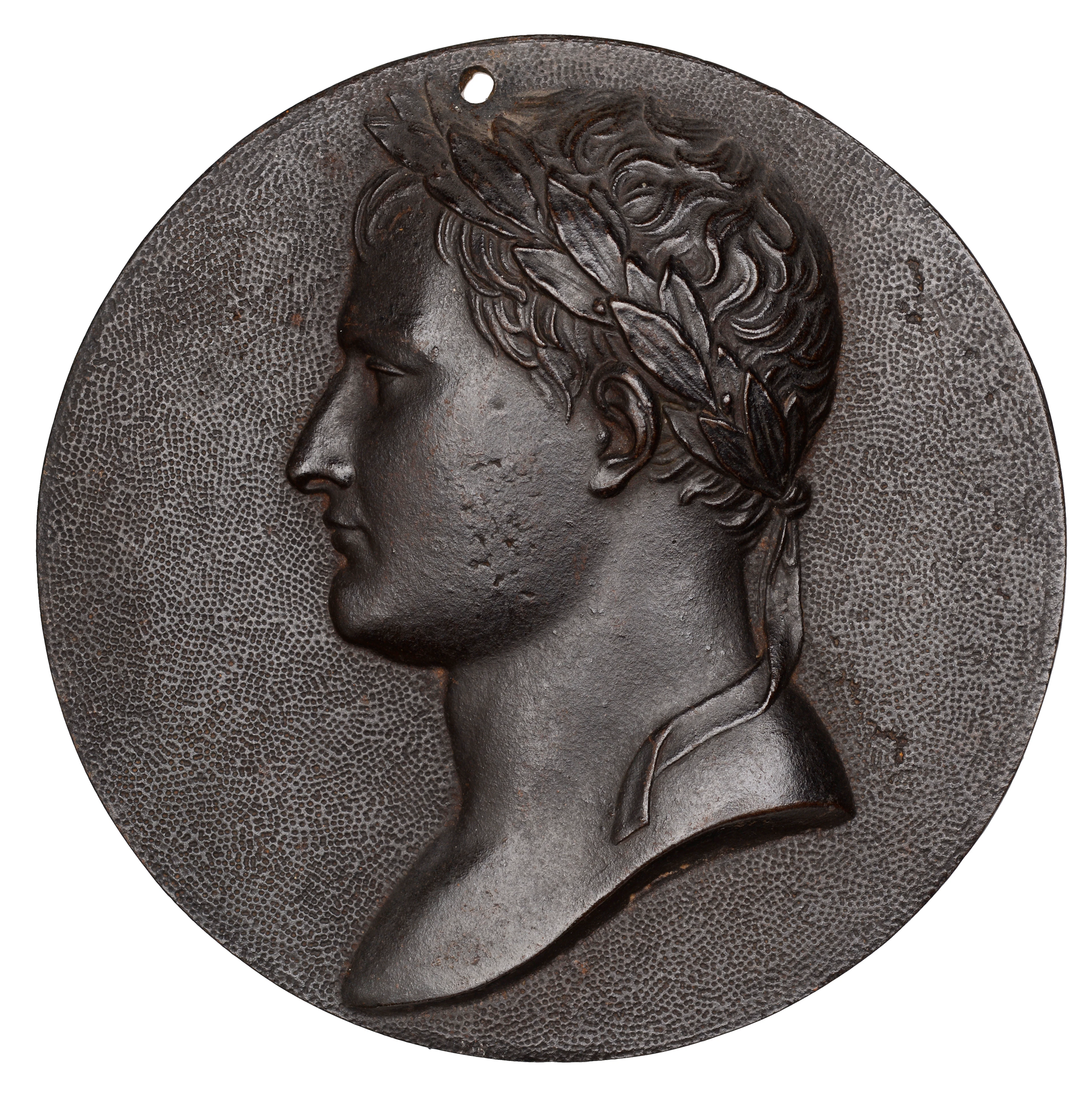 France, Napoléon Bonaparte, c, 1820 (?), a uniface oval cast bronze