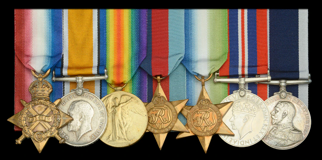 Seven: Leading Telegraphist J. R. Salmon, Royal Navy, who served in