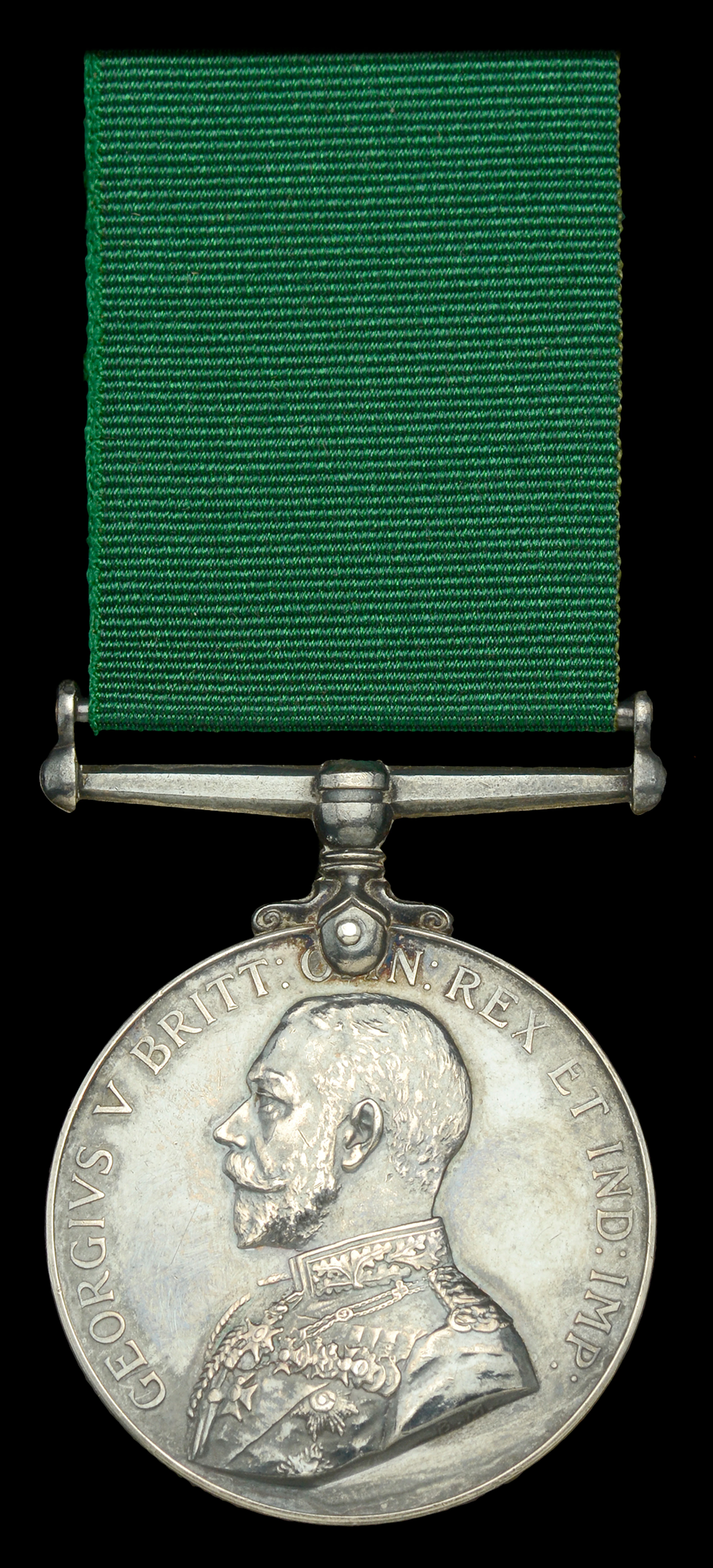 Colonial Auxiliary Forces Long Service Medal, G.V.R. (Spr. W. H. Davidson.