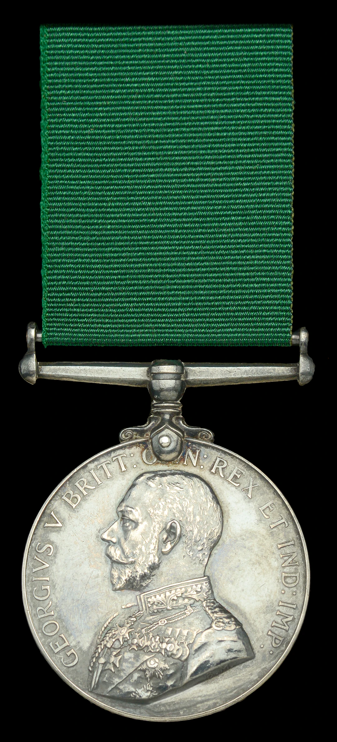 Colonial Auxiliary Forces Long Service Medal, G.V.R. (Spr. W. H. Davidson.