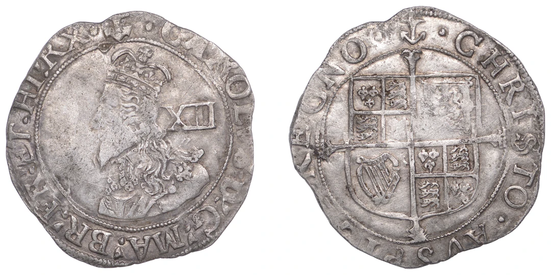Charles I (1625-1649), Tower mint, Shilling, Gp F, type 4.3, mm. upright