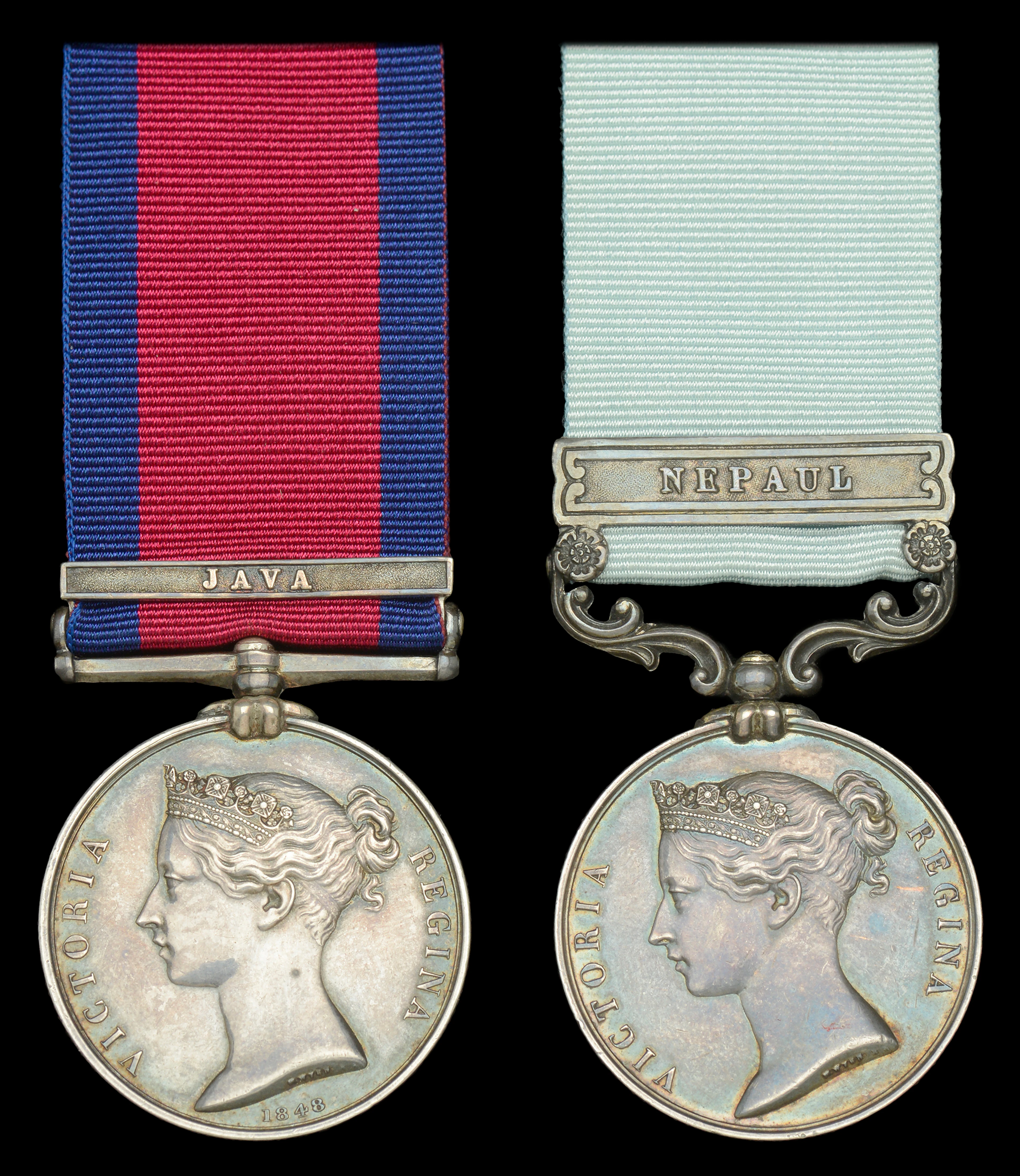 Pair: Major Thomas Frobisher, 5th Bengal Volunteers and Bengal European
