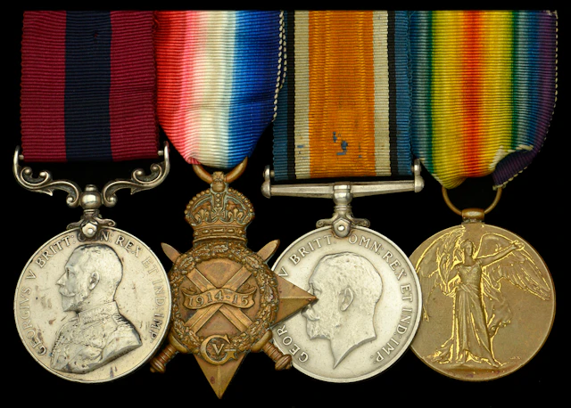 A Great War ‘Western Front’ D.C.M. group of four awarded to Corporal