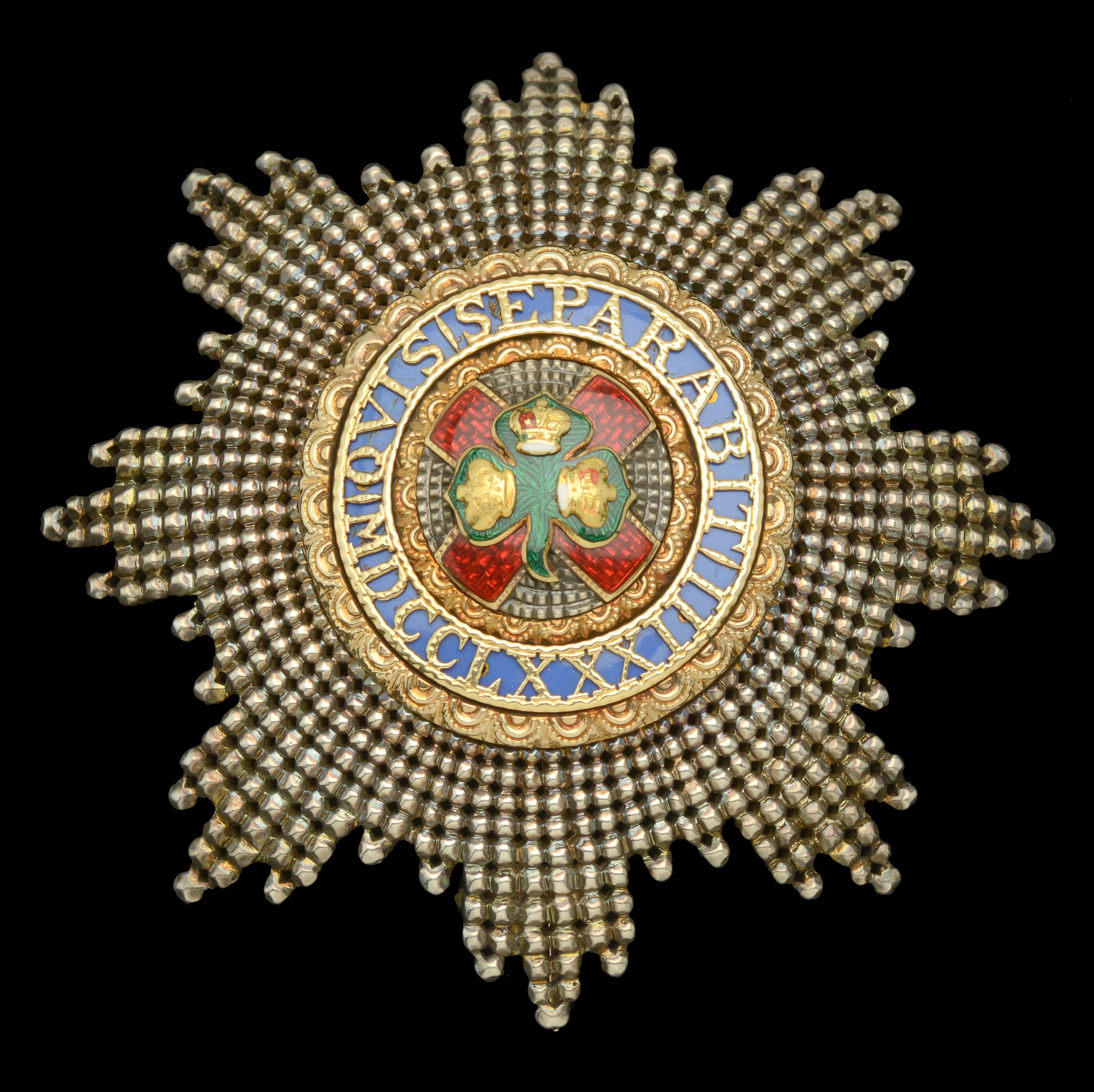 The Most Illustrious Order of St. Patrick, K.P., Knight’s breast star