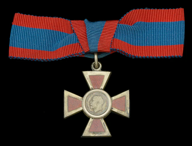 Royal Red Cross, 2nd Class, G.V.R., silver and enamel, mounted on