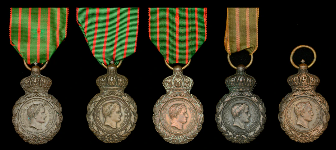 France, Second Empire, St. Helena Medal (5), bronze, generally good