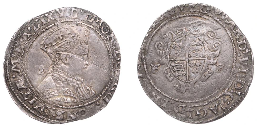 Edward VI (1547-1553), Second period, 8 oz. issue, Shilling, mdxlix