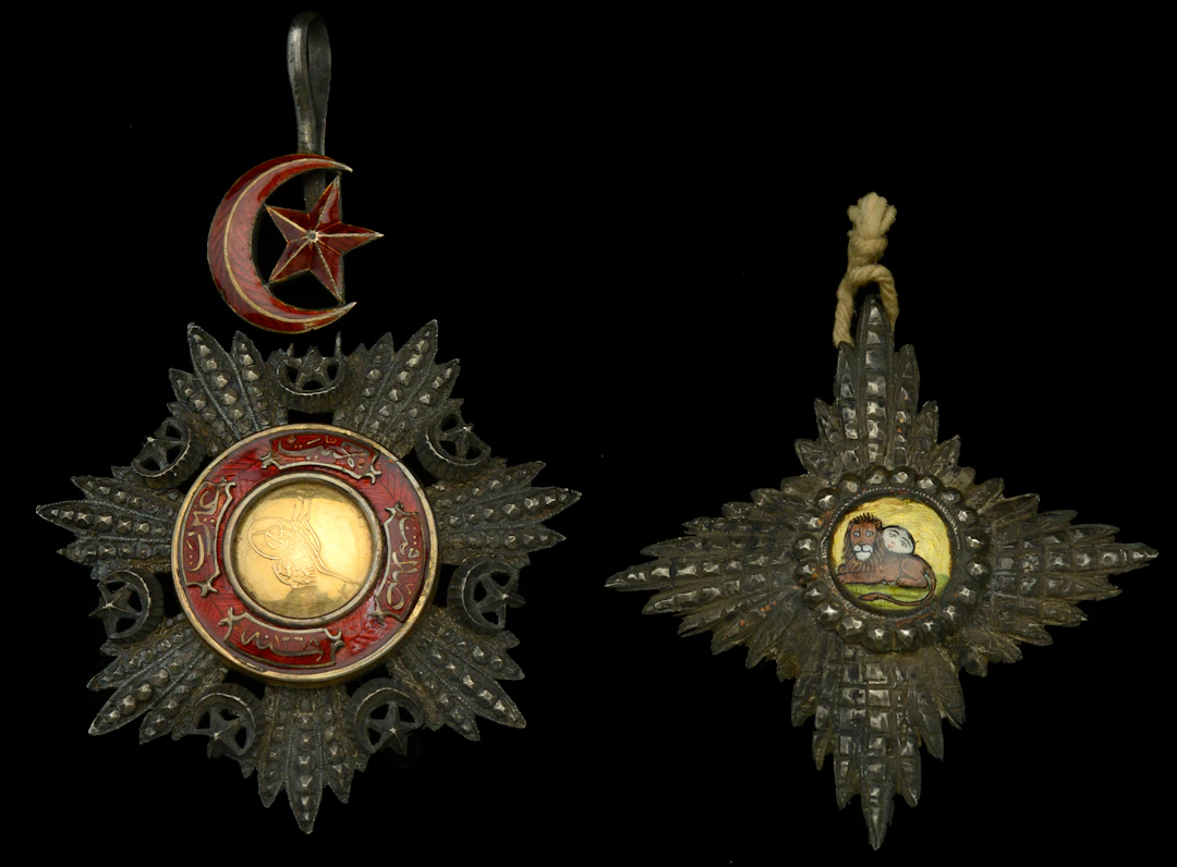 Ottoman Empire, Order of the Medjidieh, Third Class neck badge, 80mm