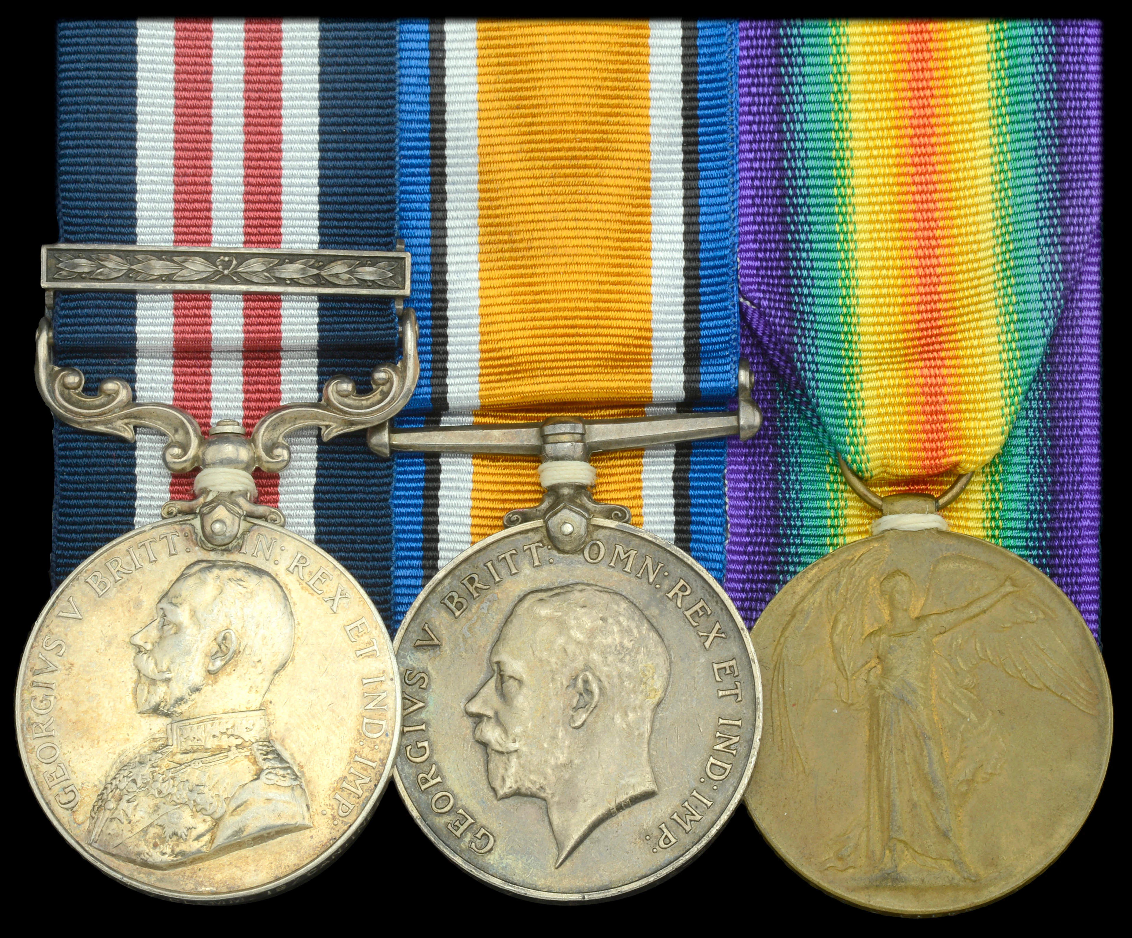 A Great War ‘Western Front’ M.M. and Second Award Bar group of three