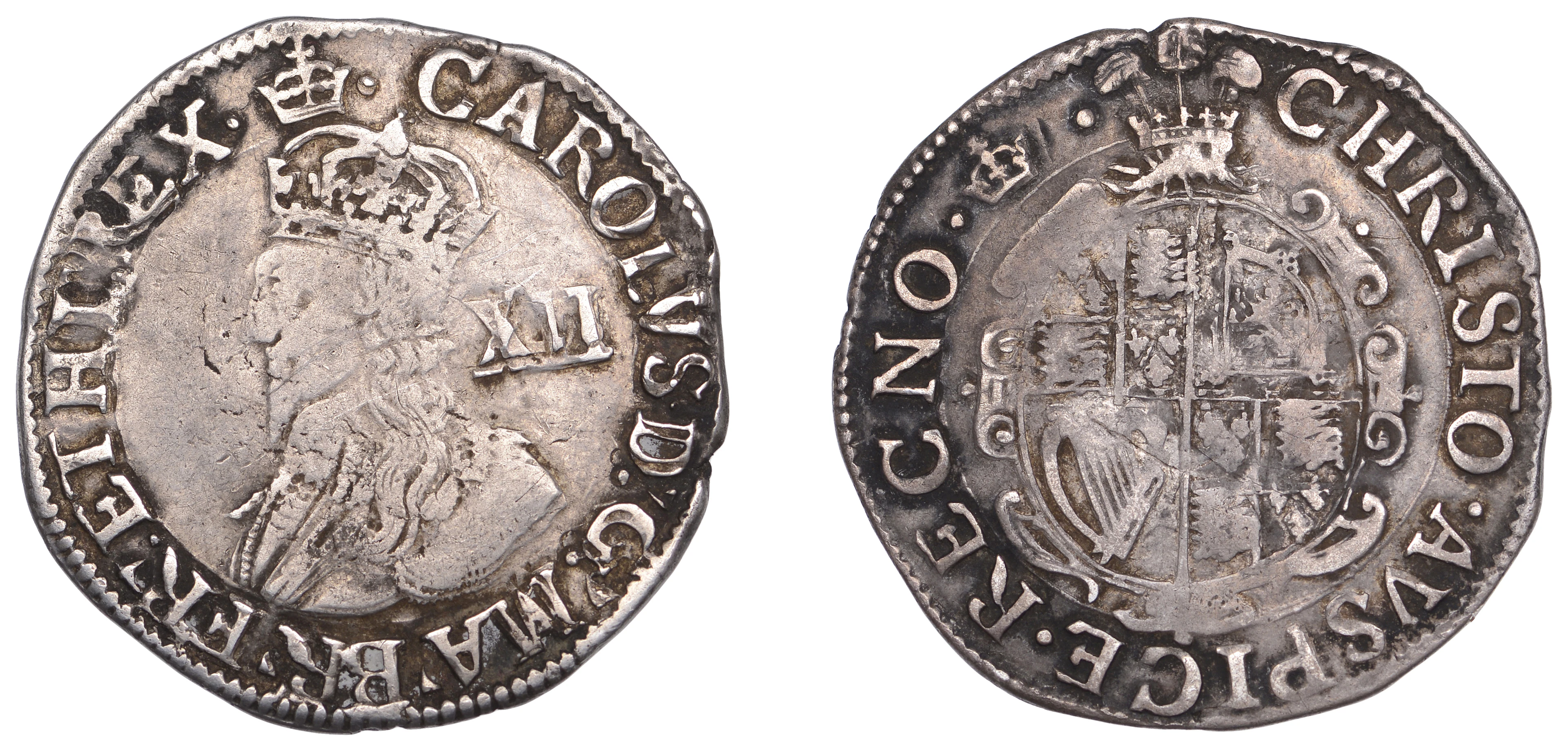 Charles I (1625-1649), Tower mint, Shilling, Gp E [North Gp D, type