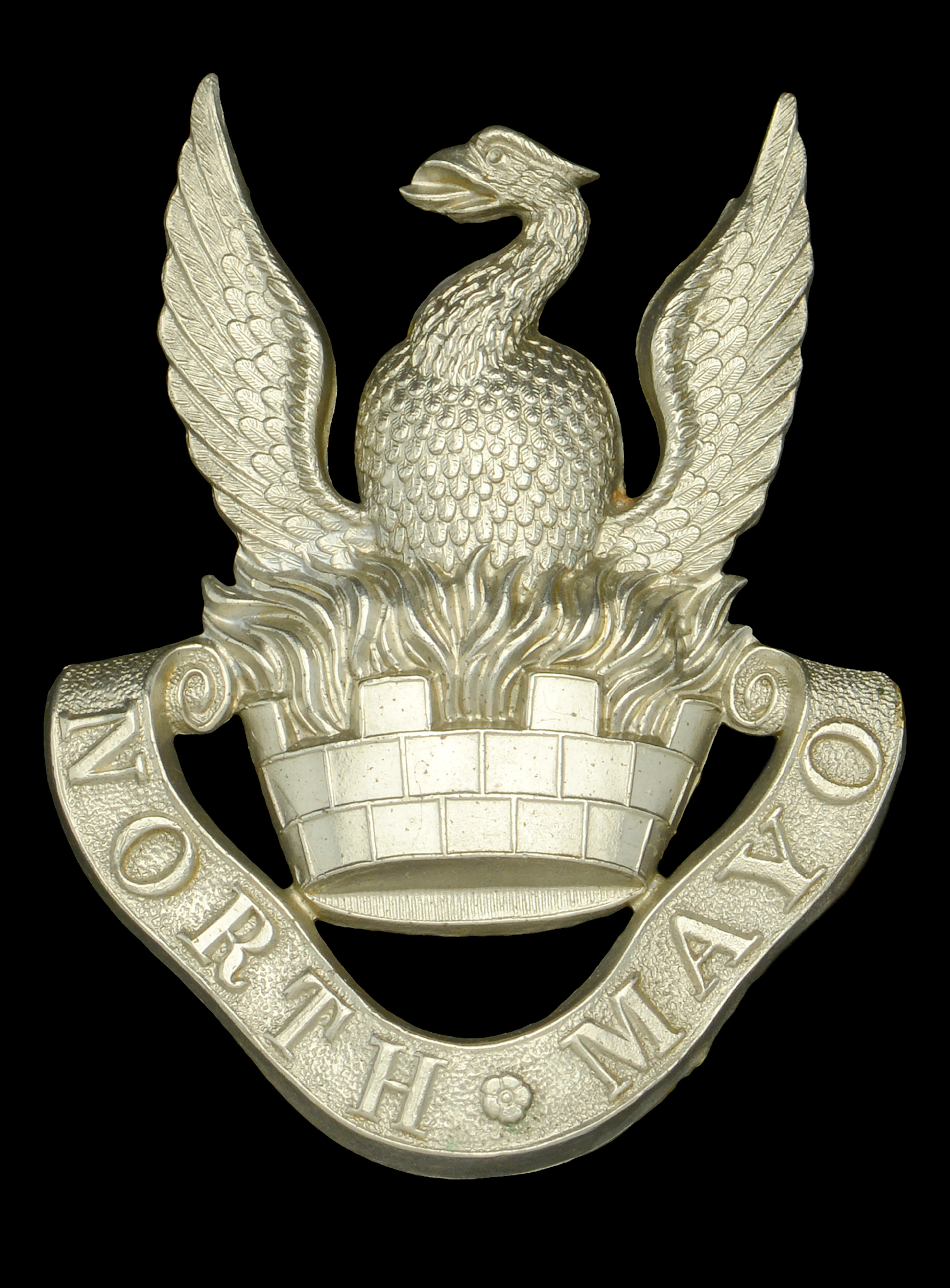 North Mayo Militia Other Ranks Glengarry Badge. A very good die-stamped