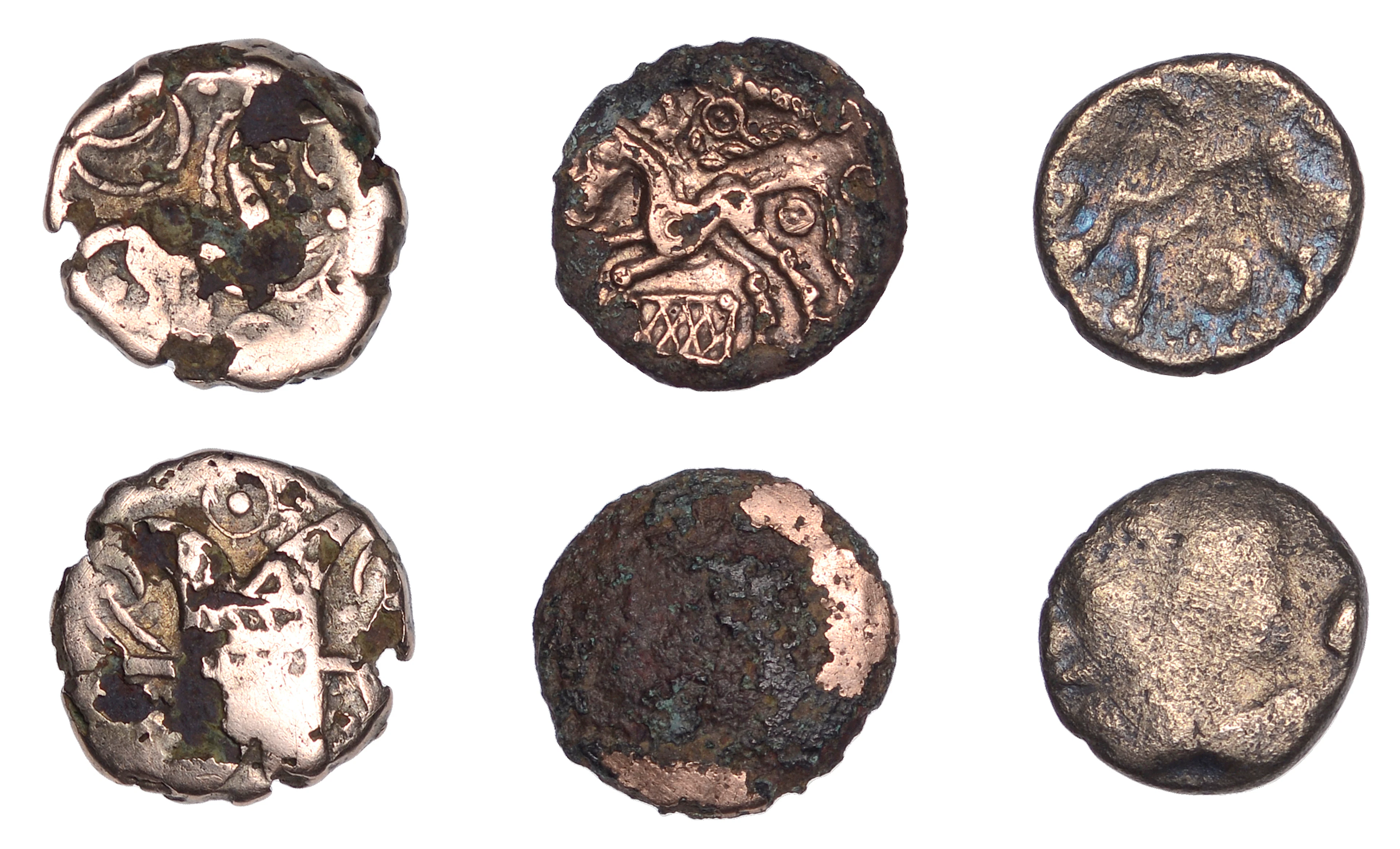 British Iron Age, CANTII, Uninscribed issues, a contemporary fourrée
