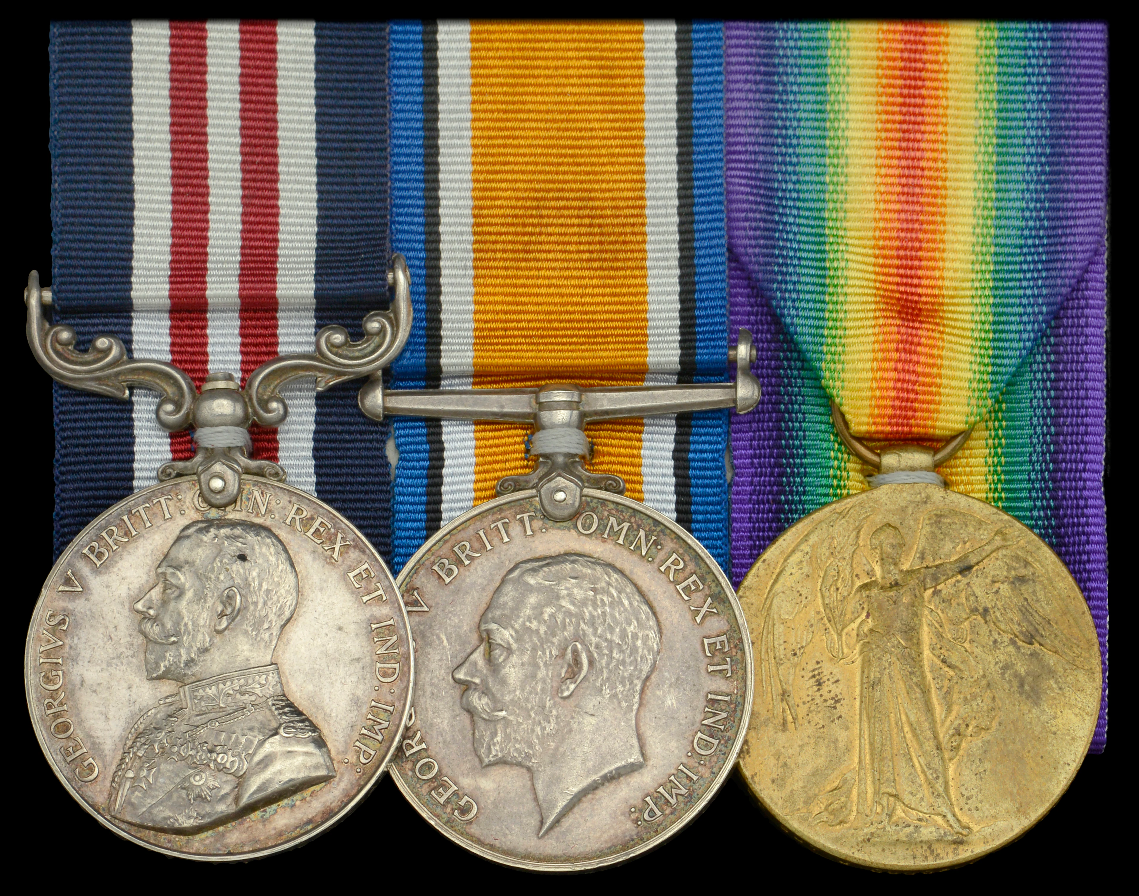 A Great War M.M. group of three awarded to Sergeant J. Duncalf, 12th