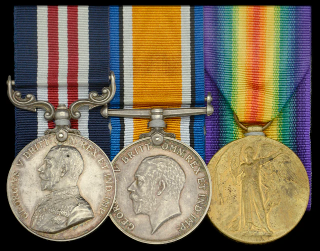 A Great War M.M. group of three awarded to Sergeant J. Duncalf, 12th