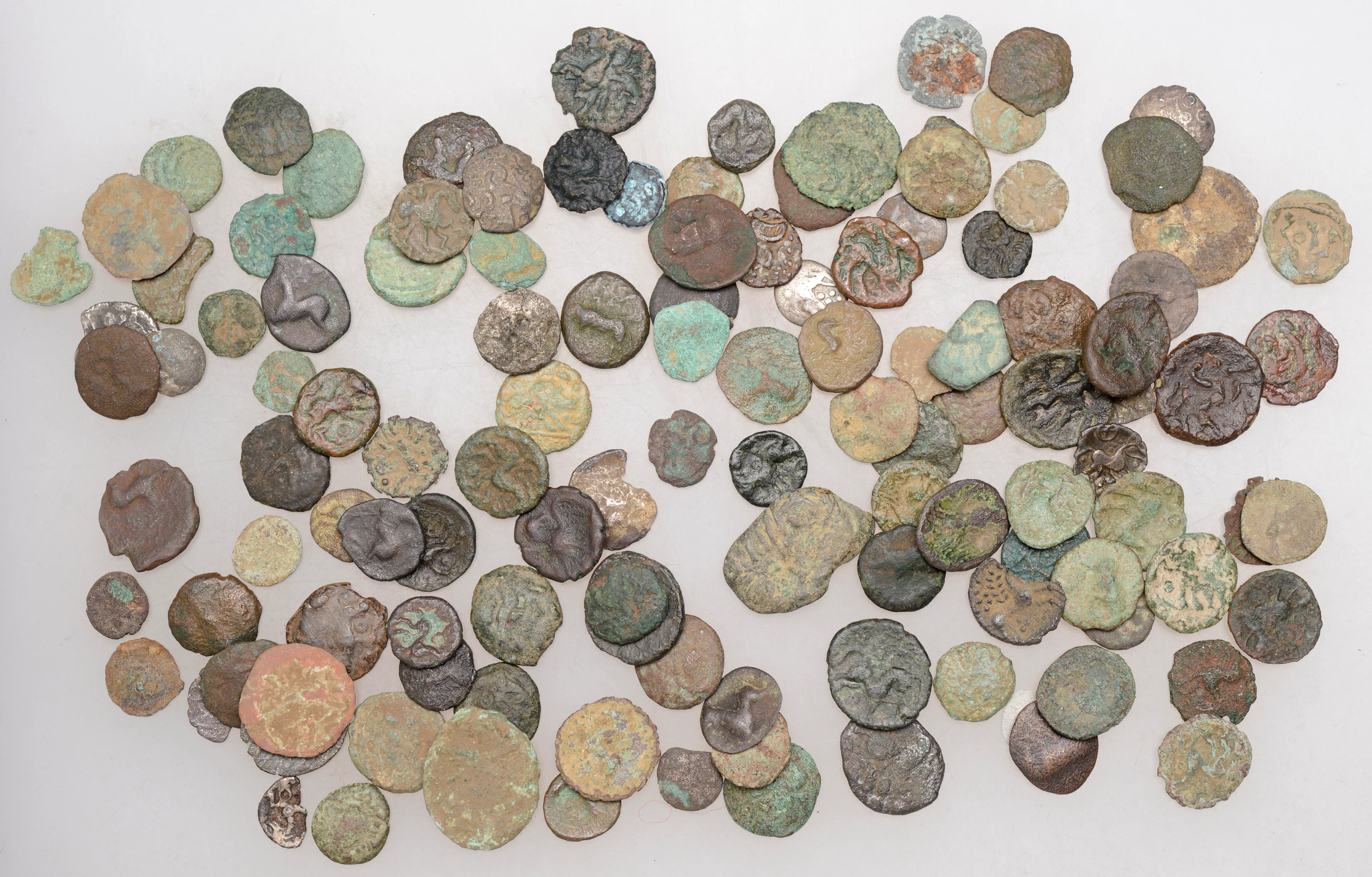 British Iron Age, CANTII, Sam (c. AD 1-10), bronze Units (2), Boar