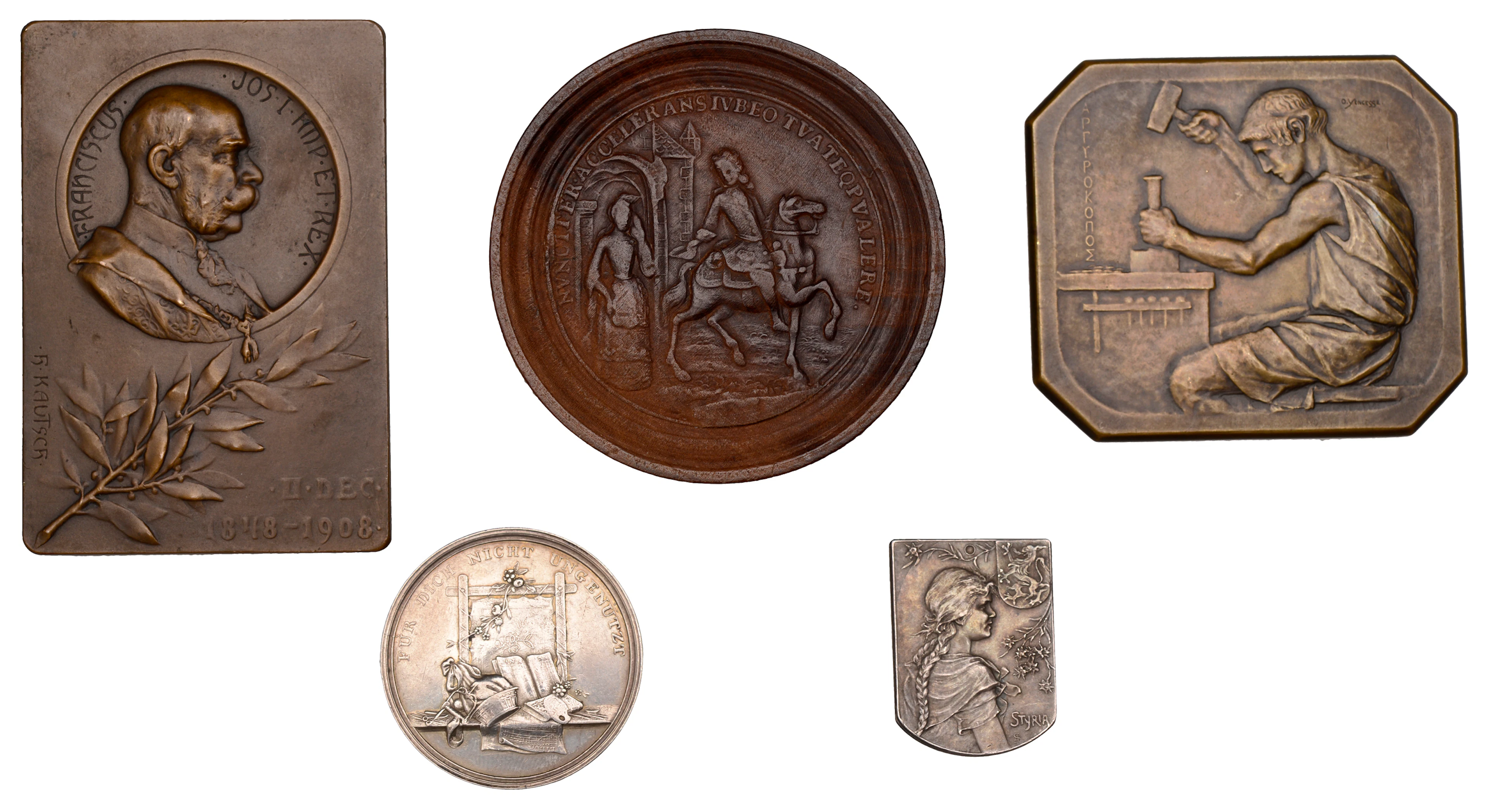 Miscellaneous, AUSTRIA, Diamond Jubilee of Franz Joseph I, 1908, a