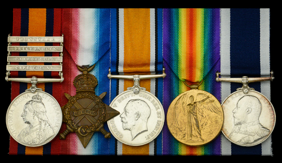Five: Armourer J. Tuck, Royal Navy, who fought with the Naval Brigade