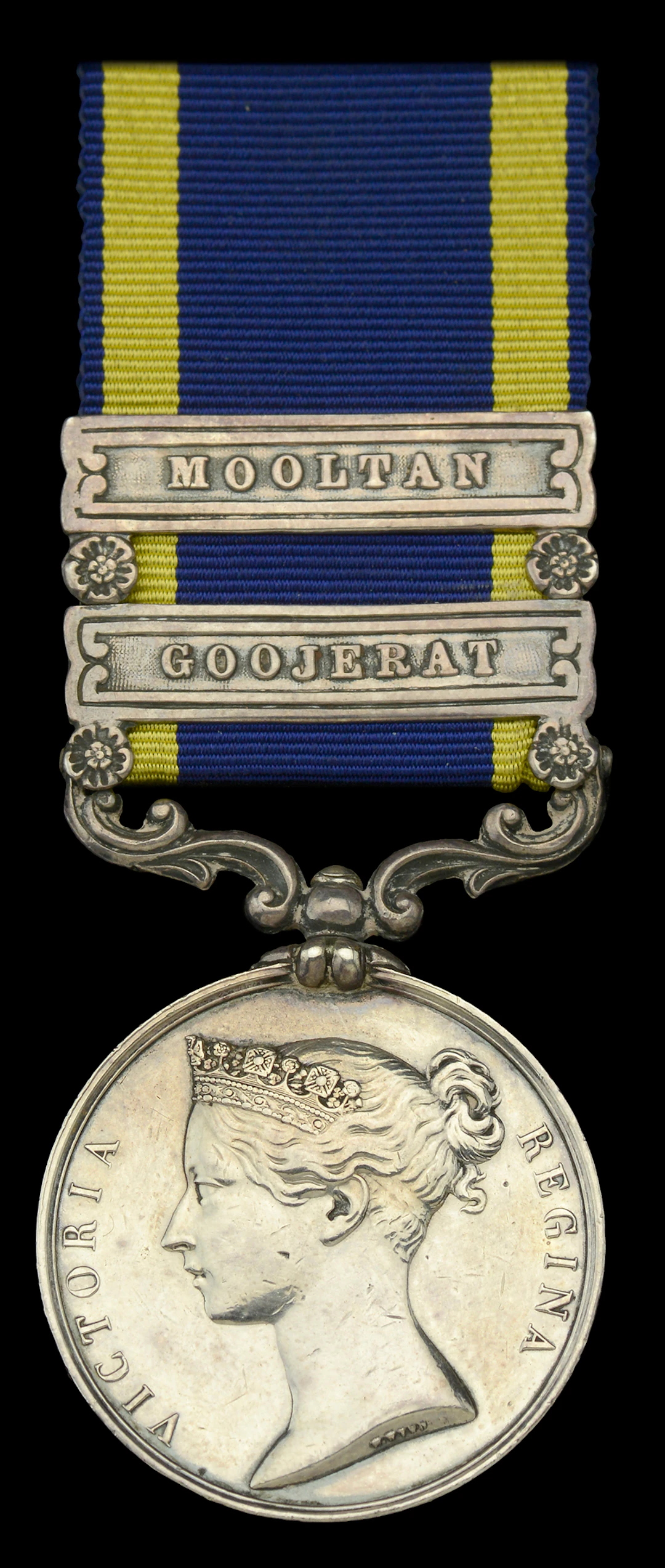 Punjab 1848-49, 2 clasps, Mooltan, Goojerat (J. Scott, 1st. Bn. 60th.