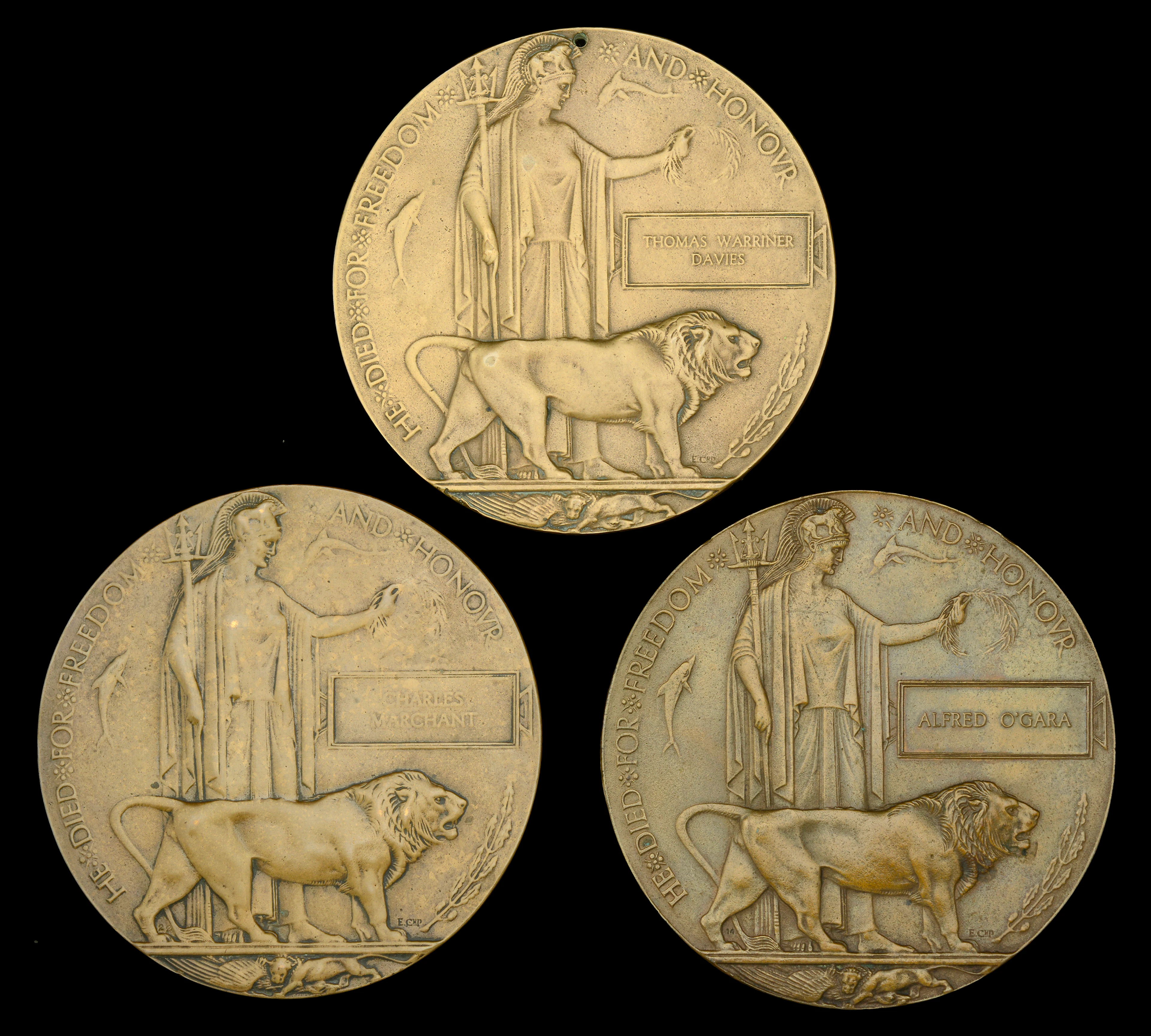 Memorial Plaque (3) (Thomas Warriner Davies; Charles Marchant; Alfred