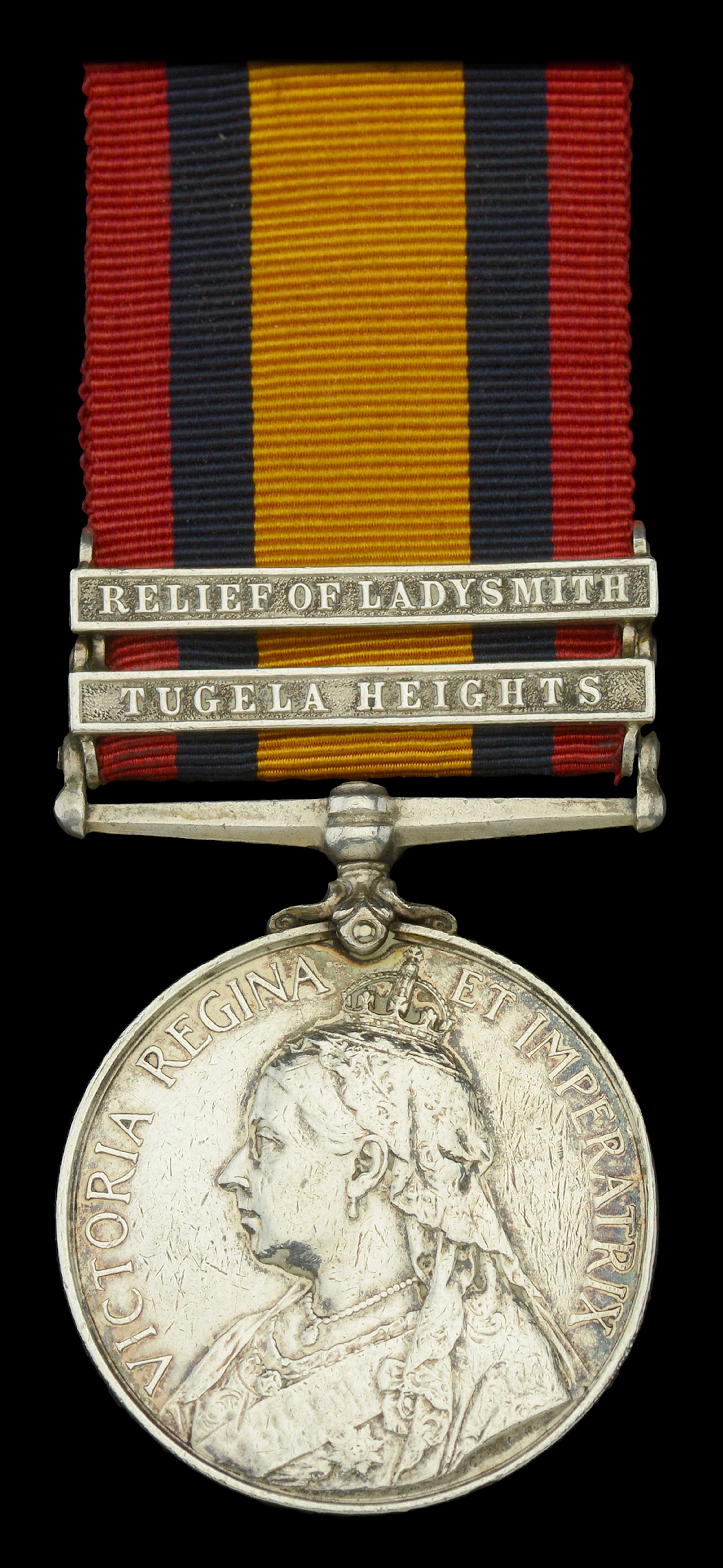 Queen’s South Africa 1899-1902, 2 clasps, Tugela Heights, Relief of