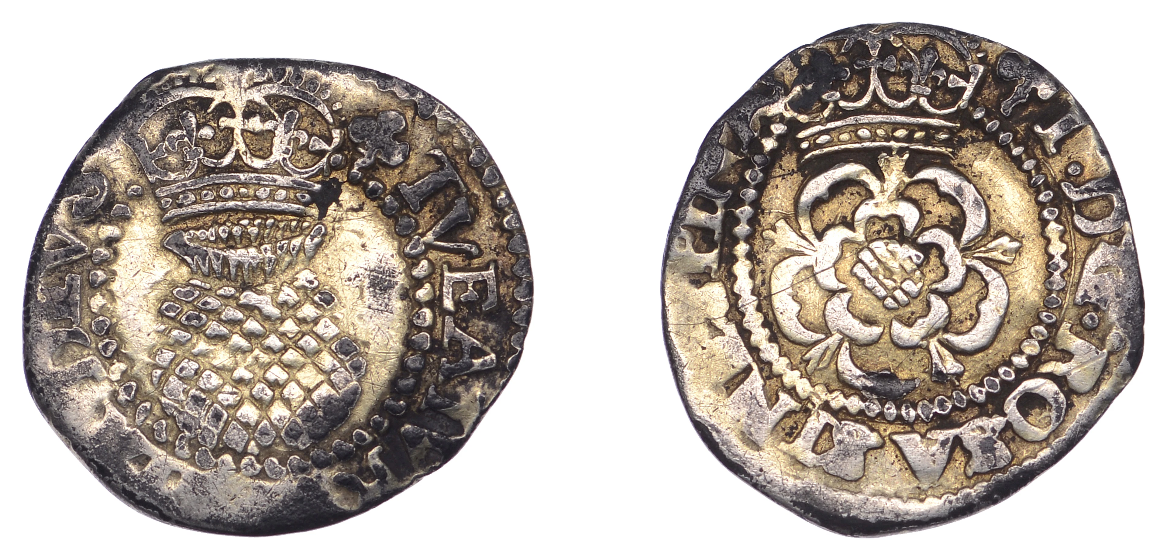 James I (1603-1625), Second coinage, Halfgroat, mm. trefoil [1613]
