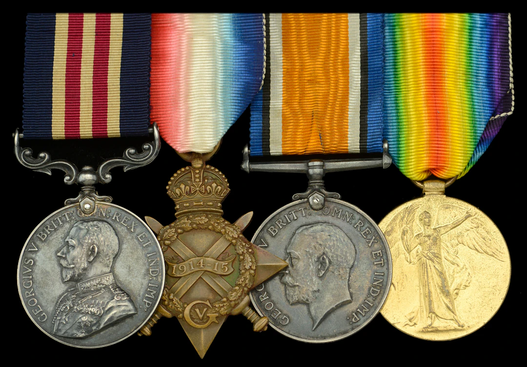 Family Group: A Great War M.M. group of four awarded to Private S.