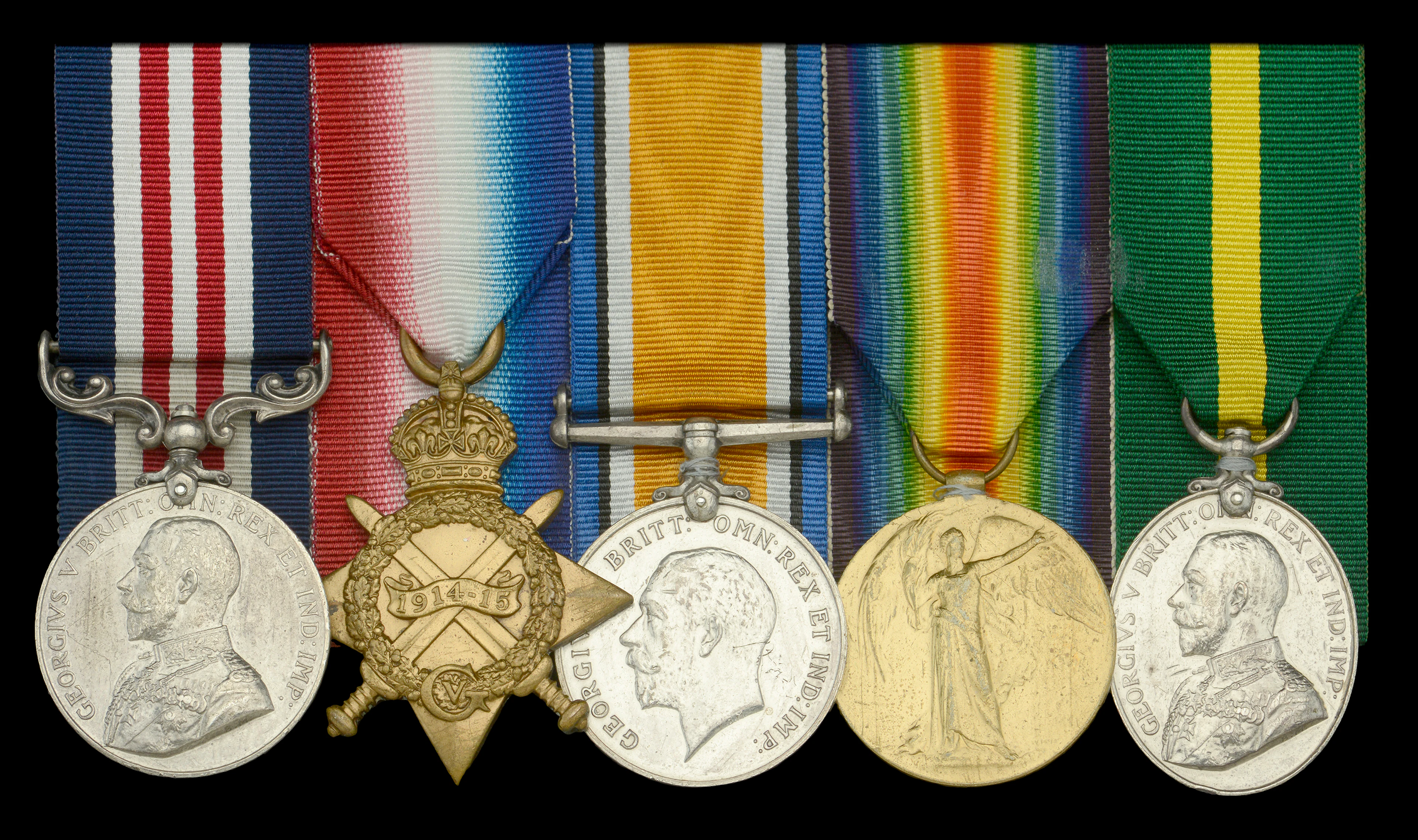 A scarce Russian Intervention ‘Murmansk 1919’ M.M. group of five awarded