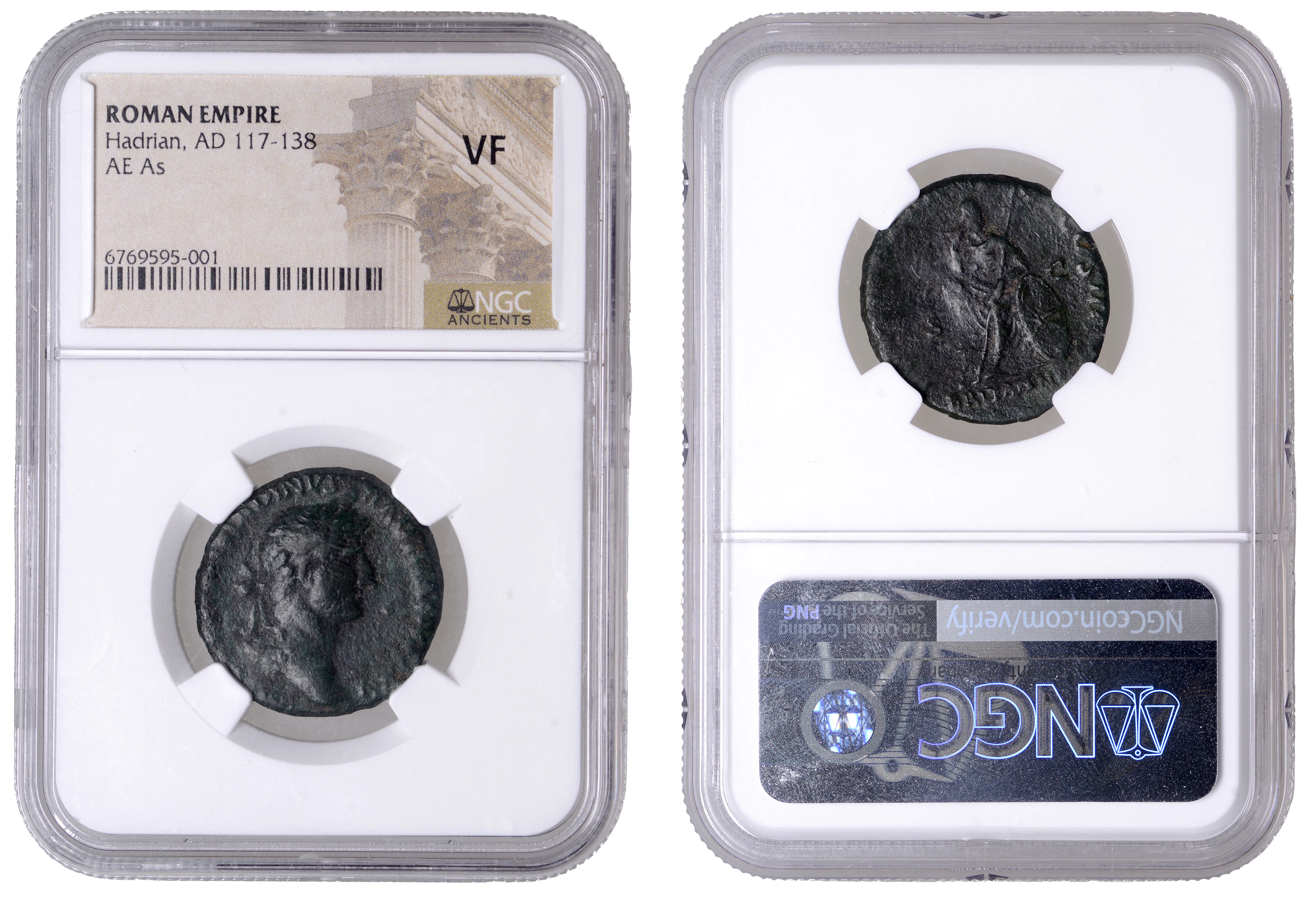 Hadrian (117-138), As, 119-20, laureate head right, [imp caesar] traianvs
