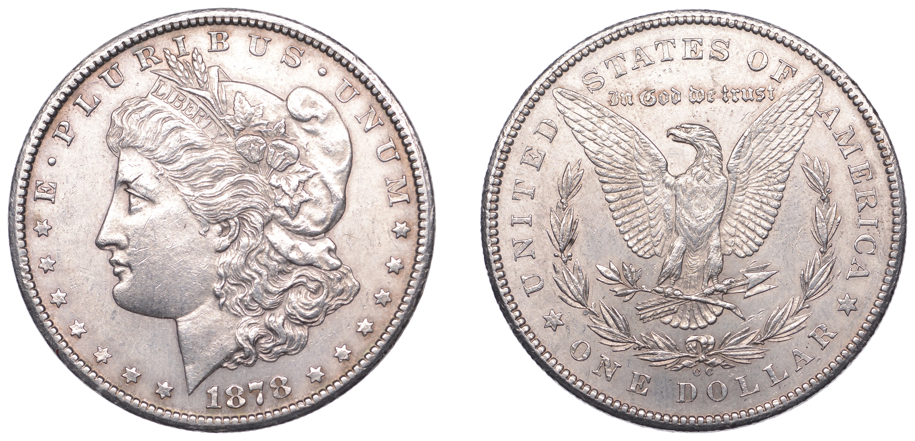 United States of America, Dollar, 1878cc, Carson City (KM 110). Extremely