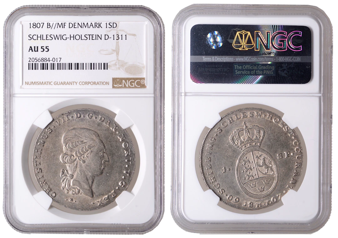 Denmark, Christian VII, Speciedaler, 1807mf, Altona (Dav. 1311; Hede