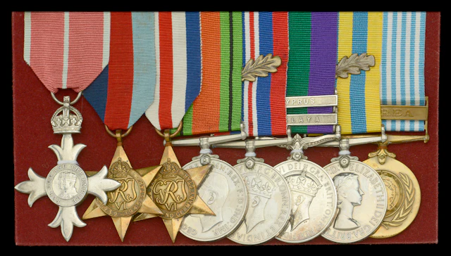 The Second War ‘North West Europe’ M.B.E. group of eight awarded to