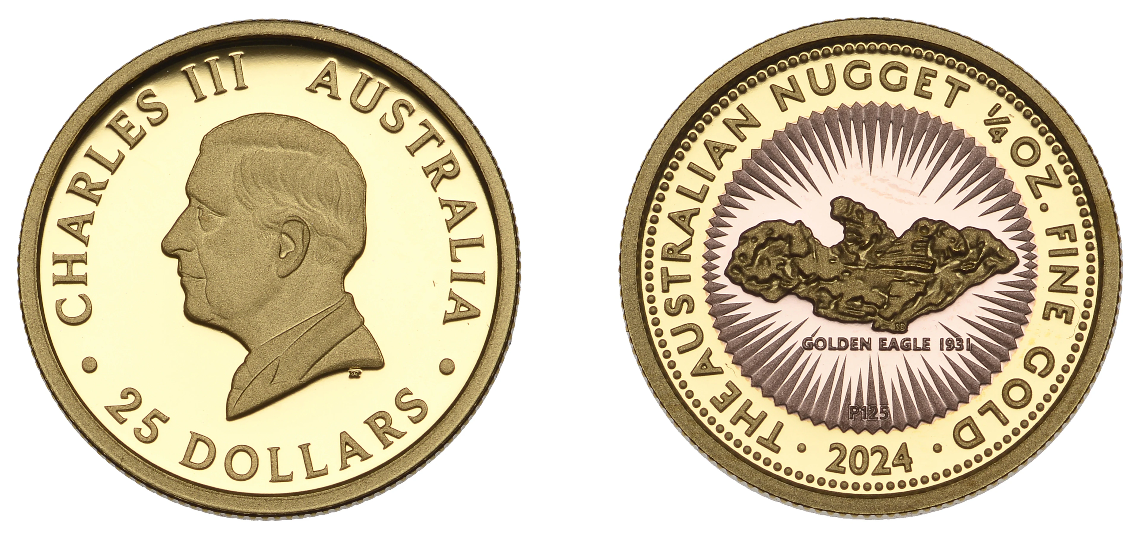 Australia, Charles III, Proof 25-Dollars, 2024. In case of issue