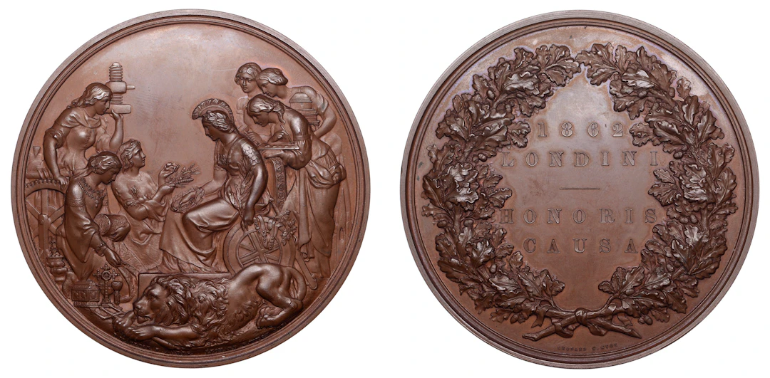 International Exhibition, South Kensington, London, 1862, a copper